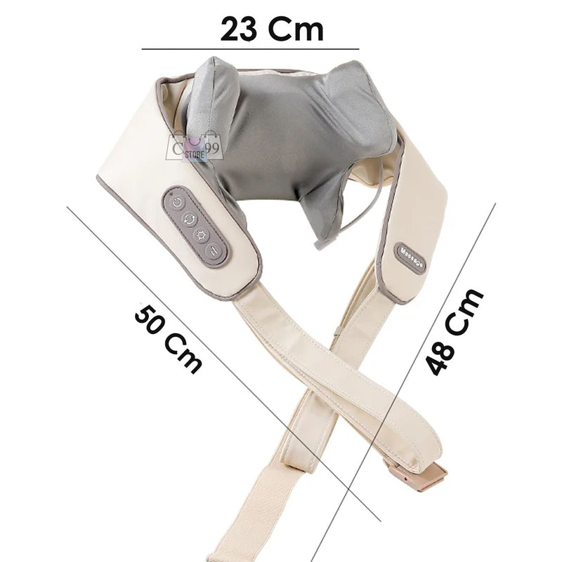 Masajeador Cuello Recargable Con Calor